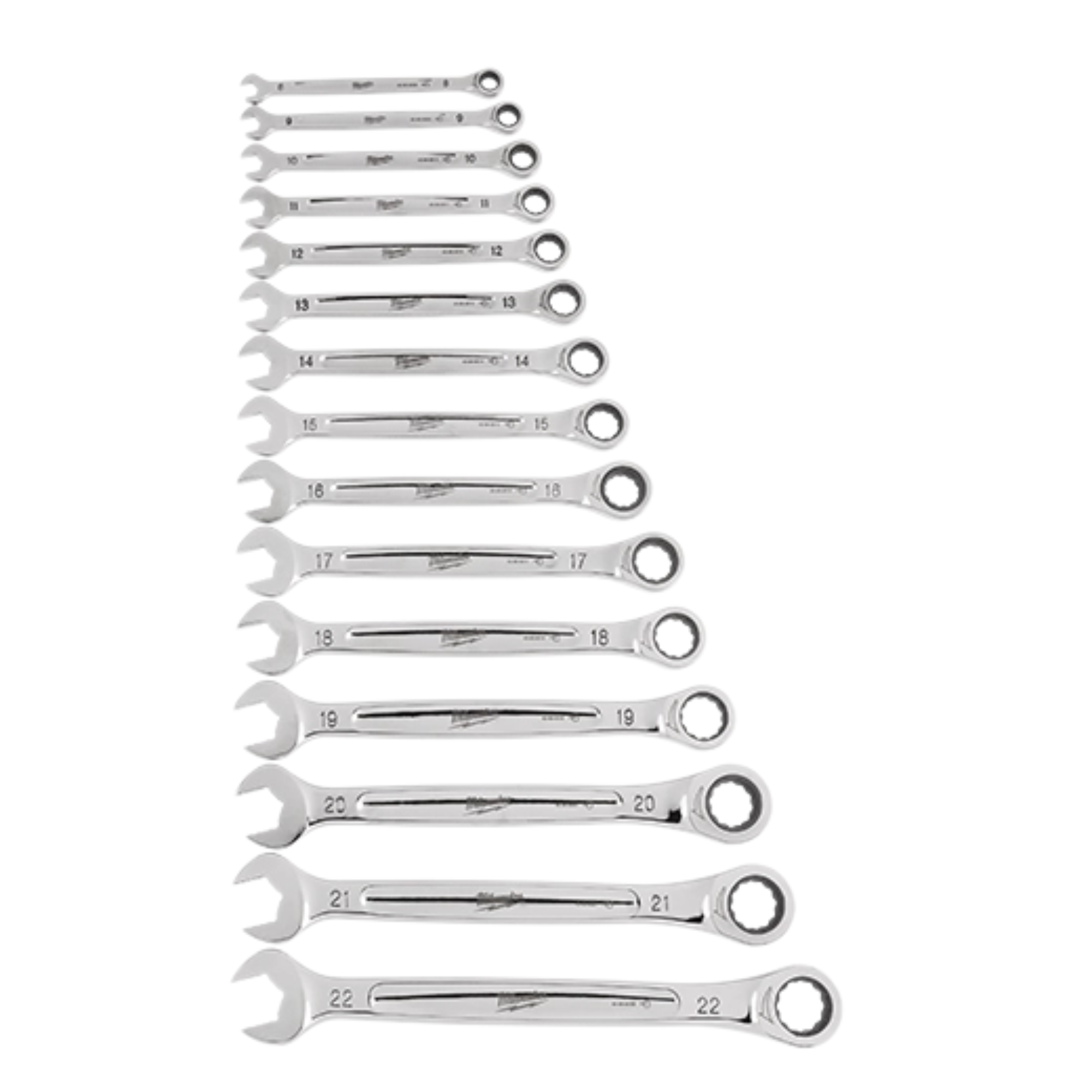 Milwaukee 15pc Ratcheting Combination Wrench Set  from GME Supply